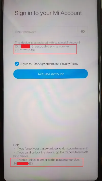 Xiaomi Mi Account официальная разблокировка RU KZ Clean