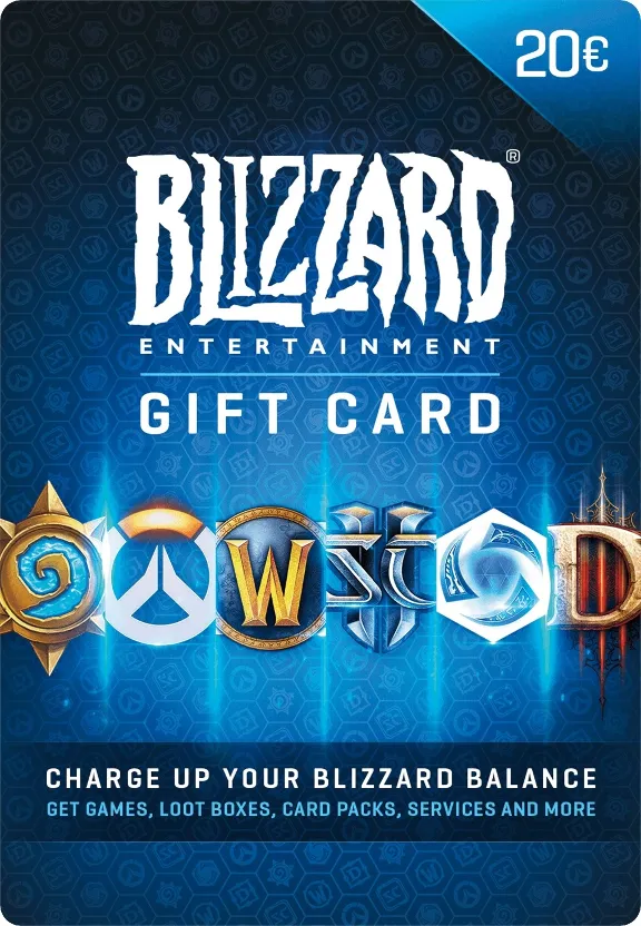 Battle.net 20 EUR подароч.Карта / Gift Card