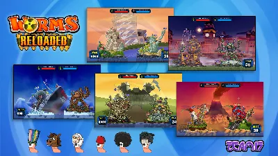 Worms Reloaded - The Pre-order Forts and Hats @ RU