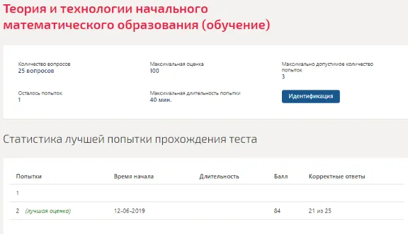 Теория и технологии начального математ.образования.Тест