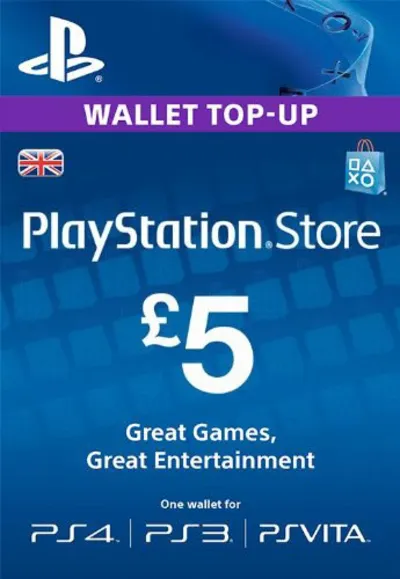 PLAYSTATION NETWORK (PSN) - £5 GBP (UK) 🎮 СКИДКИ