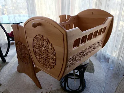 Cradle carved (ArtCAM 2011, vectorCorelDRAW)