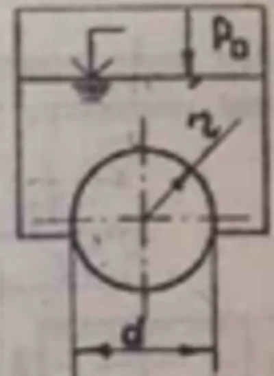 In the bottom of the tank (Fig. 1) there is a hole with