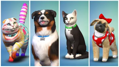 The Sims 4 + DLC - Cats & Dogs (RUS/ENG) (Warranty)