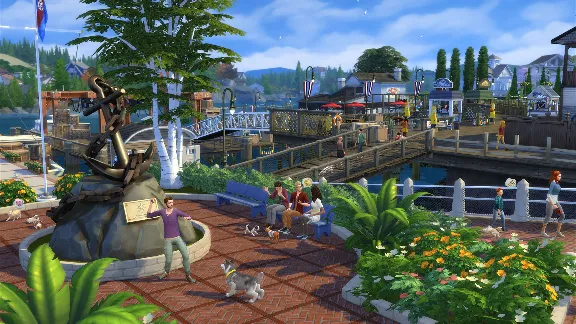 The Sims 4 + DLC - Cats & Dogs (RUS/ENG) (Warranty)