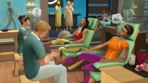 The Sims 4 + Spa Day (RUS/ENG) (Warranty)