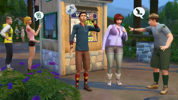 The Sims 4 + В Поход (RUS/ENG) (Гарантия)