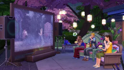 The Sims 4 + Movie Hangout Stuff (RUS/ENG) (Warranty)