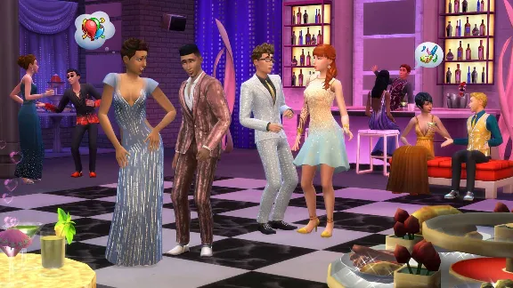 The Sims 4 + Luxury Party Stuff (RUS/ENG) (Warranty)