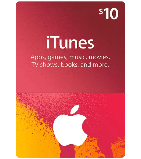 iTunes Gift Card $10 USA 🎵 🎮