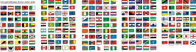 Flags of the countries of the world in vector (Corel Dr
