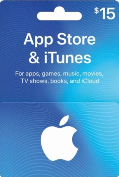 iTunes Gift Card $15 USA 🎵 🎮