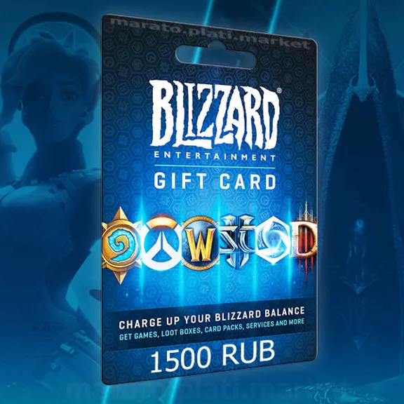 🔥 1500 РУБ BLIZZARD BATTLE.NET RUS+СНГ | КАРТА ОПЛАТЫ