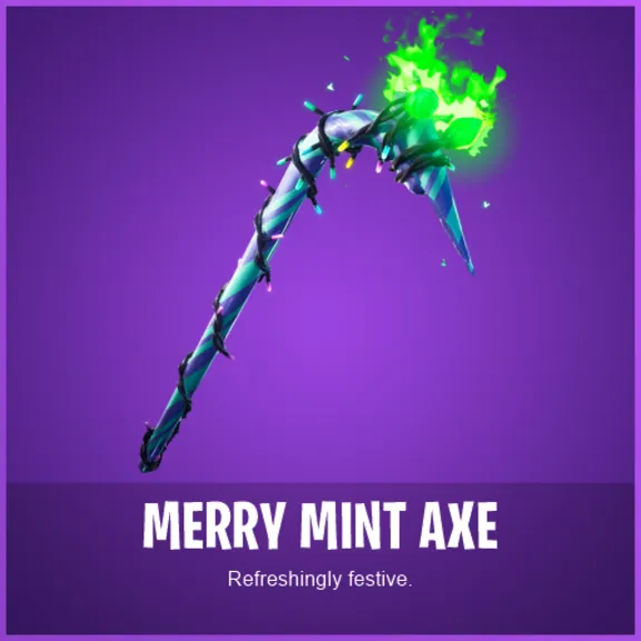 FORTNITE MINTY AXE - Минти Кирка для Фортнайт