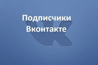 VKontakte Followers followers 0.3wmr