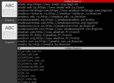 База сайтов на Drupal (Сентябрь 2026)