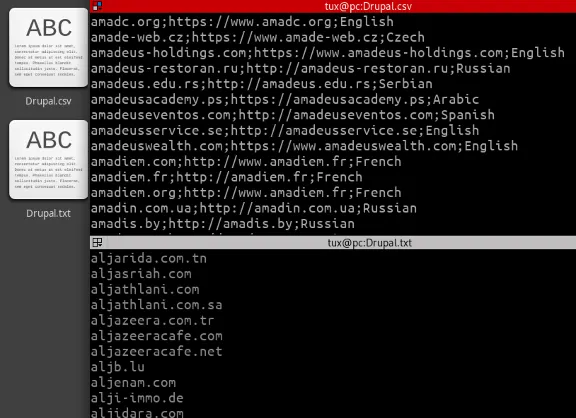 База сайтов на Drupal (Сентябрь 2026)