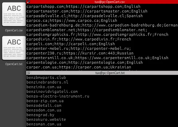 База сайтов на OpenCart (Сентябрь 2026)