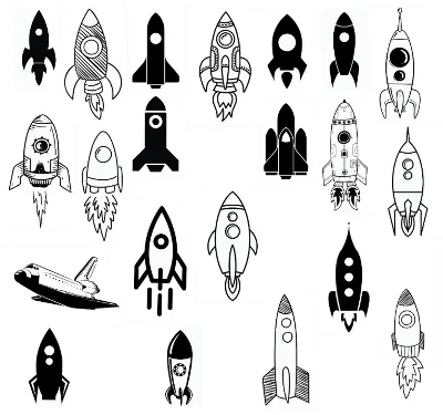 Space Shuttle svg,cut files,silhouette clipart,vinyl fi