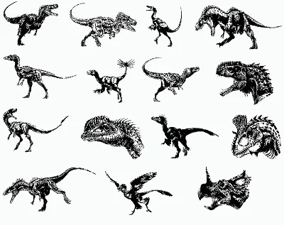 Dinosaur svg,cut files,silhouette clipart,vinyl files,v