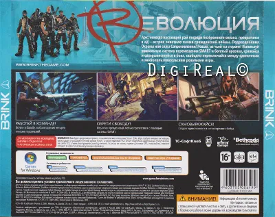 Brink - Steam ключ от 1С. Скан