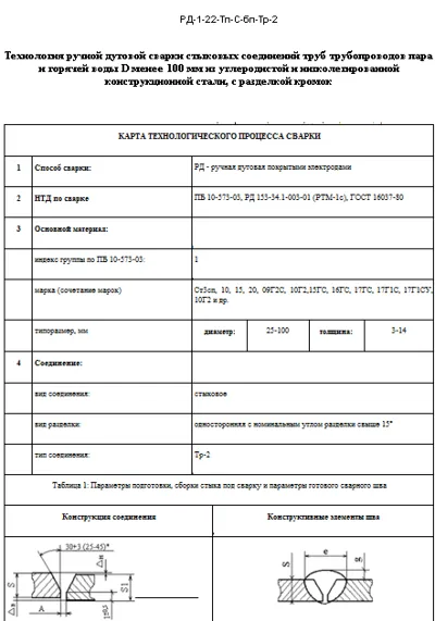 ТК86. Технология РДС легированных труб до 100мм, типТр2