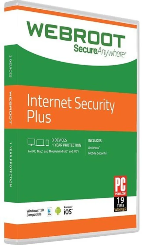 Webroot Internet Security Plus    2 года / 3 устройства