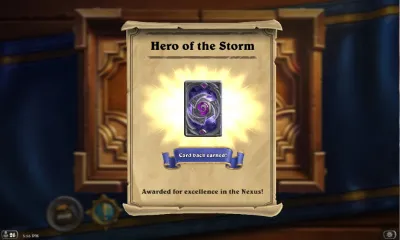 ГЕРОЙ ШТОРМА - Hearthstone - Рубашка для карт