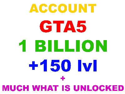 Grand Theft Auto V [1 МИЛЛИАРД+150 УРОВЕНЬ] + ПОЧТА