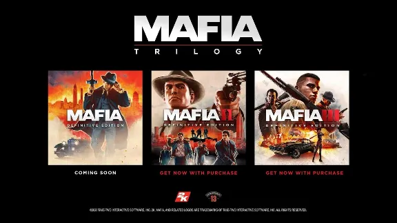 ❤️Mafia I+II+III Definitive Edition/XBOX ONE,Series XIS