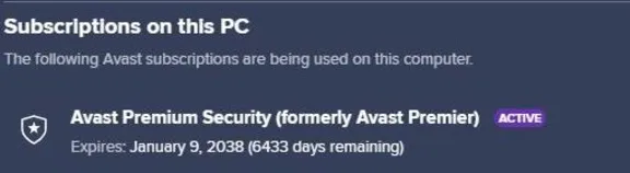 Avast Premium Security license 1 pc /2022/OEM