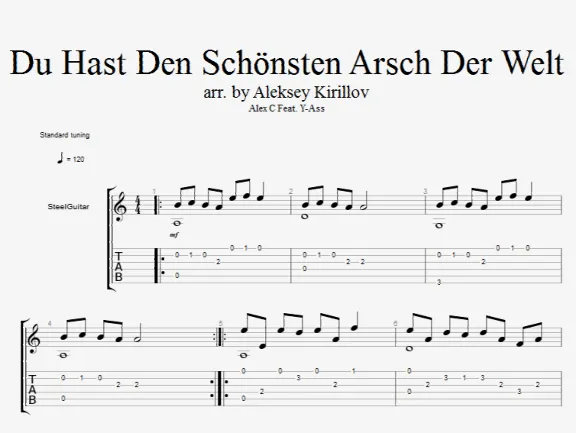 Du Hast Den Schönsten Arsch Der Welt, Алекс Кристенсен