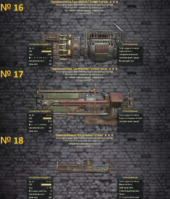 Fallout 76 | Best Legendary Weapons! Best price! (PC)