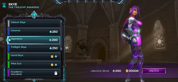 Paladins: Skye Hero Operative Skin PC Ключ / Key