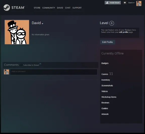New Steam Account (Region Russia / Full access)