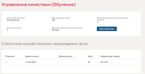 Управление качеством.Тест Синергия 2020