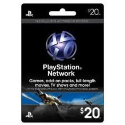 Playstation Network PSN $20 (USA) + Скидки