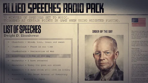 Hearts of Iron IV Allied Speeches Pack (steam)