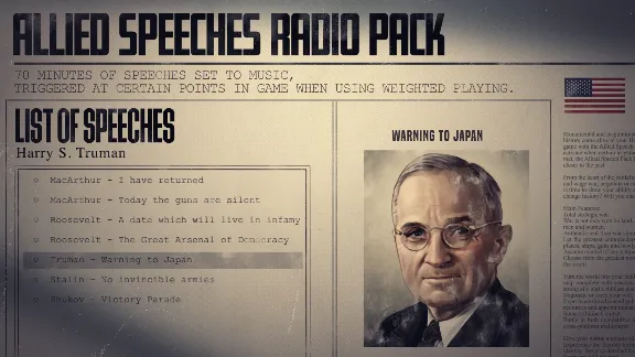 Hearts of Iron IV Allied Speeches Pack (steam)