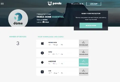 yPanda Dome Essential 180 дней / 3 устройства ключ