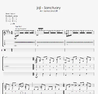 joji - Sanctuary - Табы для гитары