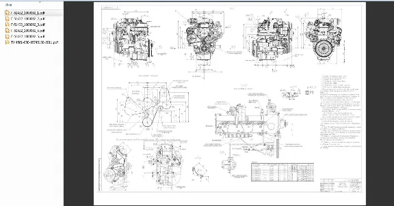 AUTOMOTIVE ENGINES ZMZ-51432 cad