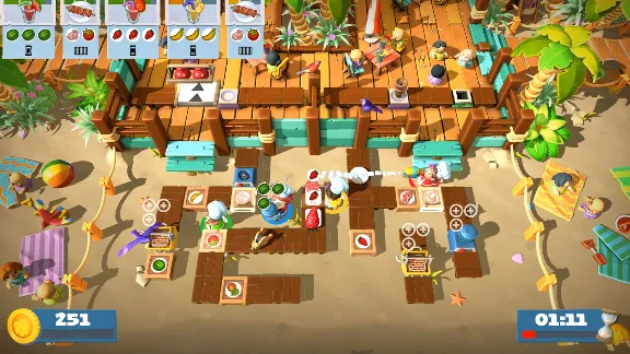 Overcooked! 2 - Surf &acute;n&acute; Turf (Steam) @ Region free