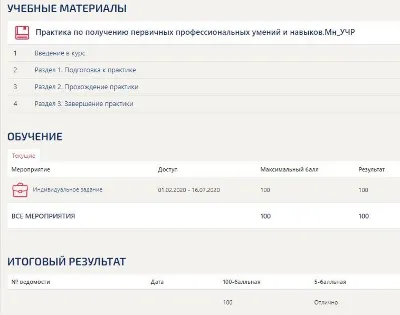 Менеджмент Отчет по практике (Практика Синергия Мн_УЧР)