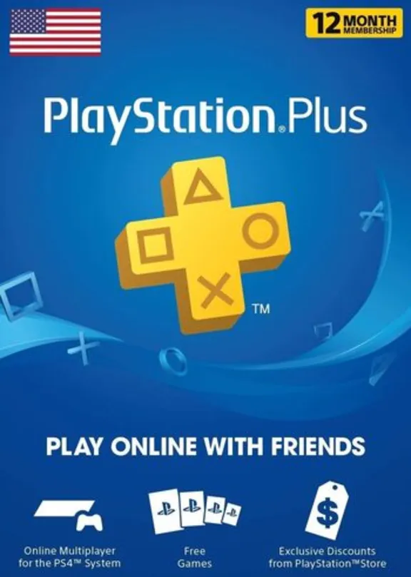 🔶PS Plus PSN 365 Дней США/Америка (USA) Официально