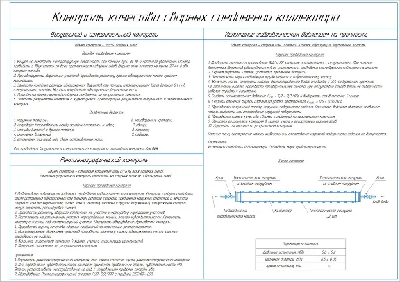 Диплом. Участок сборки и сварки коллектора