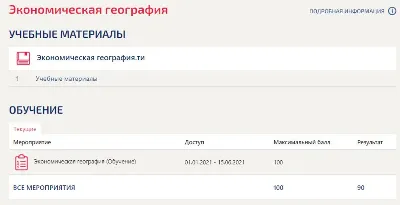 Экономическая география ответы Синергия тест