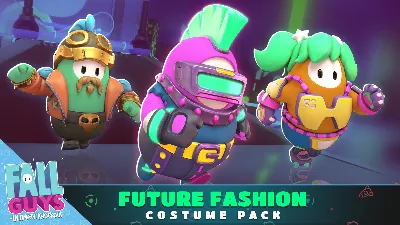 Fall Guys Ultimate Knockout Future Fashion Pack DLC +🎁