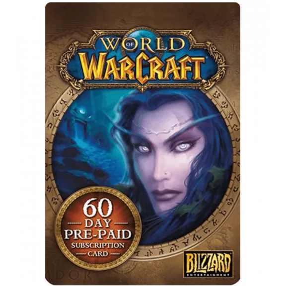 WORLD OF WARCRAFT 60 DAYS TIME CARD (RU/EU)+WOW CLASSIC