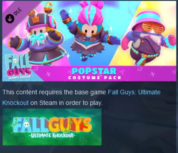 Fall Guys - Popstar Pack DLC ✅ Steam Ключ GLOBAL
